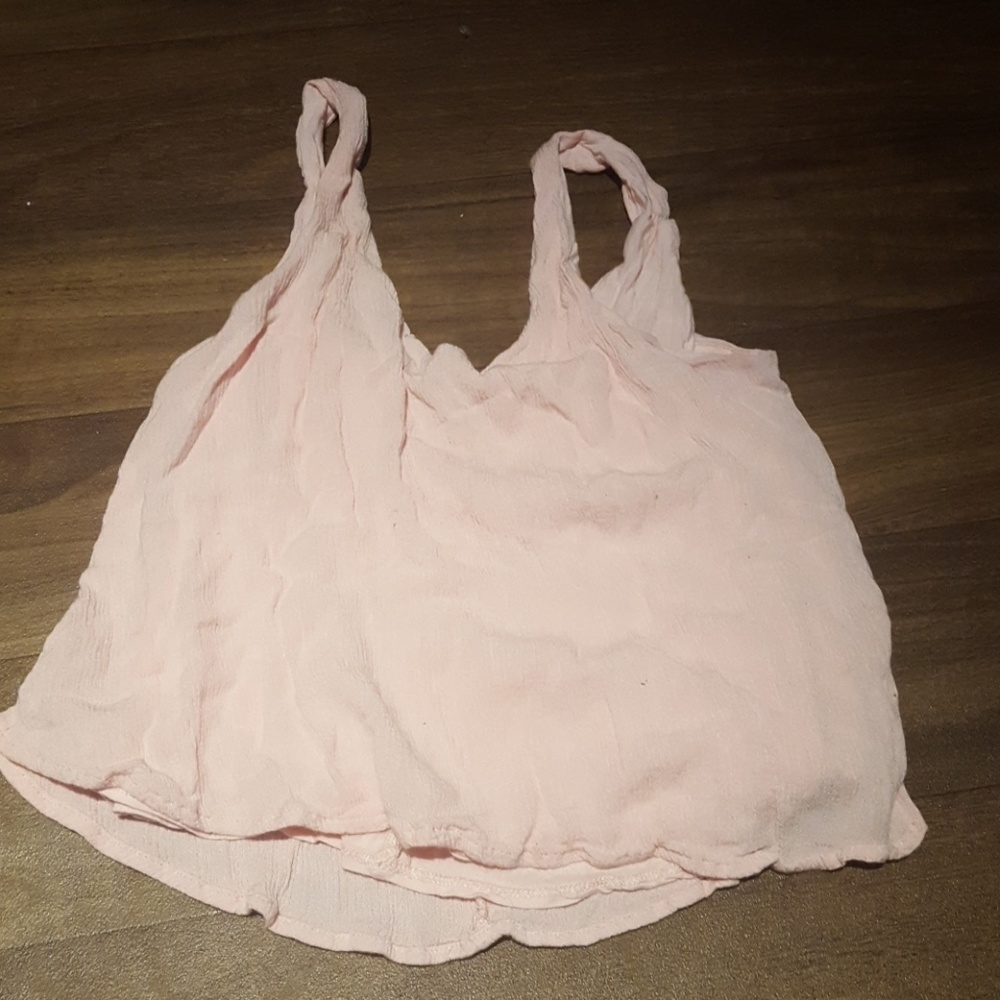 Pink crop top